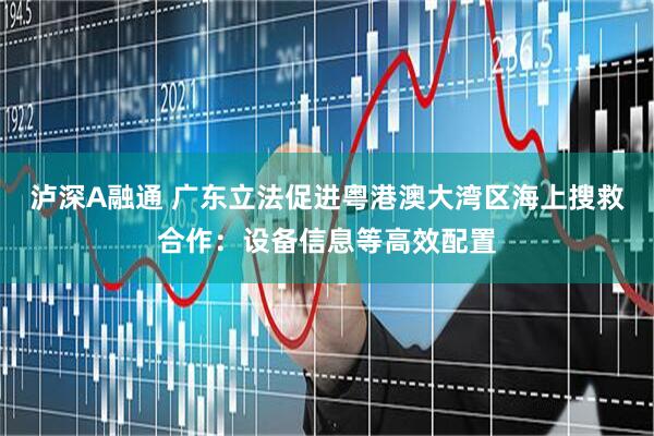 泸深A融通 广东立法促进粤港澳大湾区海上搜救合作：设备信息等高效配置